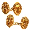 Golden Masquerade: The Artistic Legacy of 1890s Mythological Cufflinks